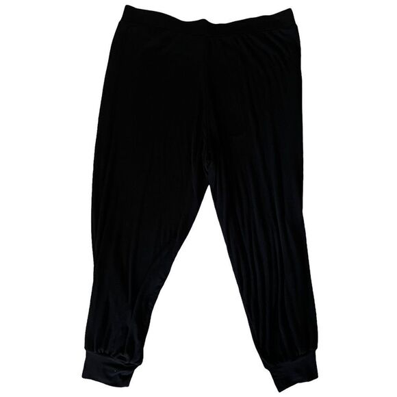 Laurie Felt Los Angeles Black Joggers Size Large - Picture 2 of 5